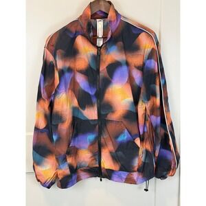 Fabletics Multicolor Flyweight Windbreaker Jacket Size Large Oversized